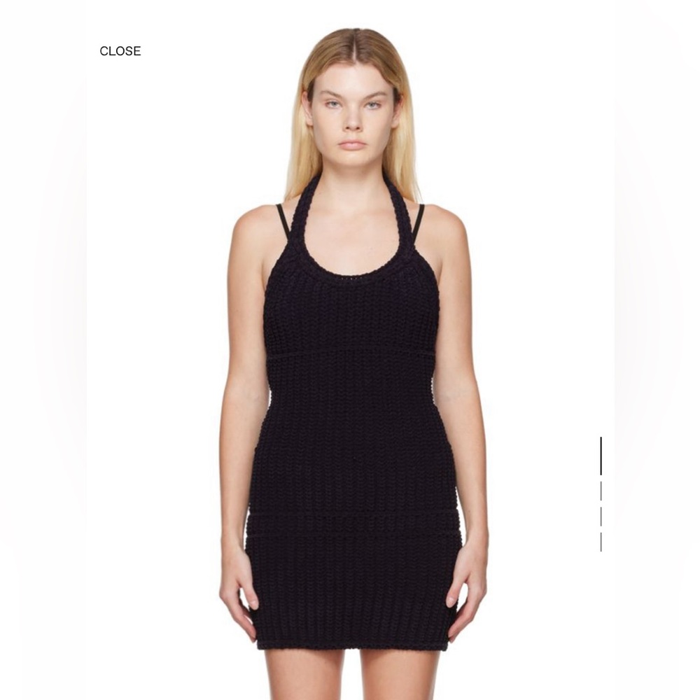 Jacquemus Black La Robe Nuvola Mini Dress